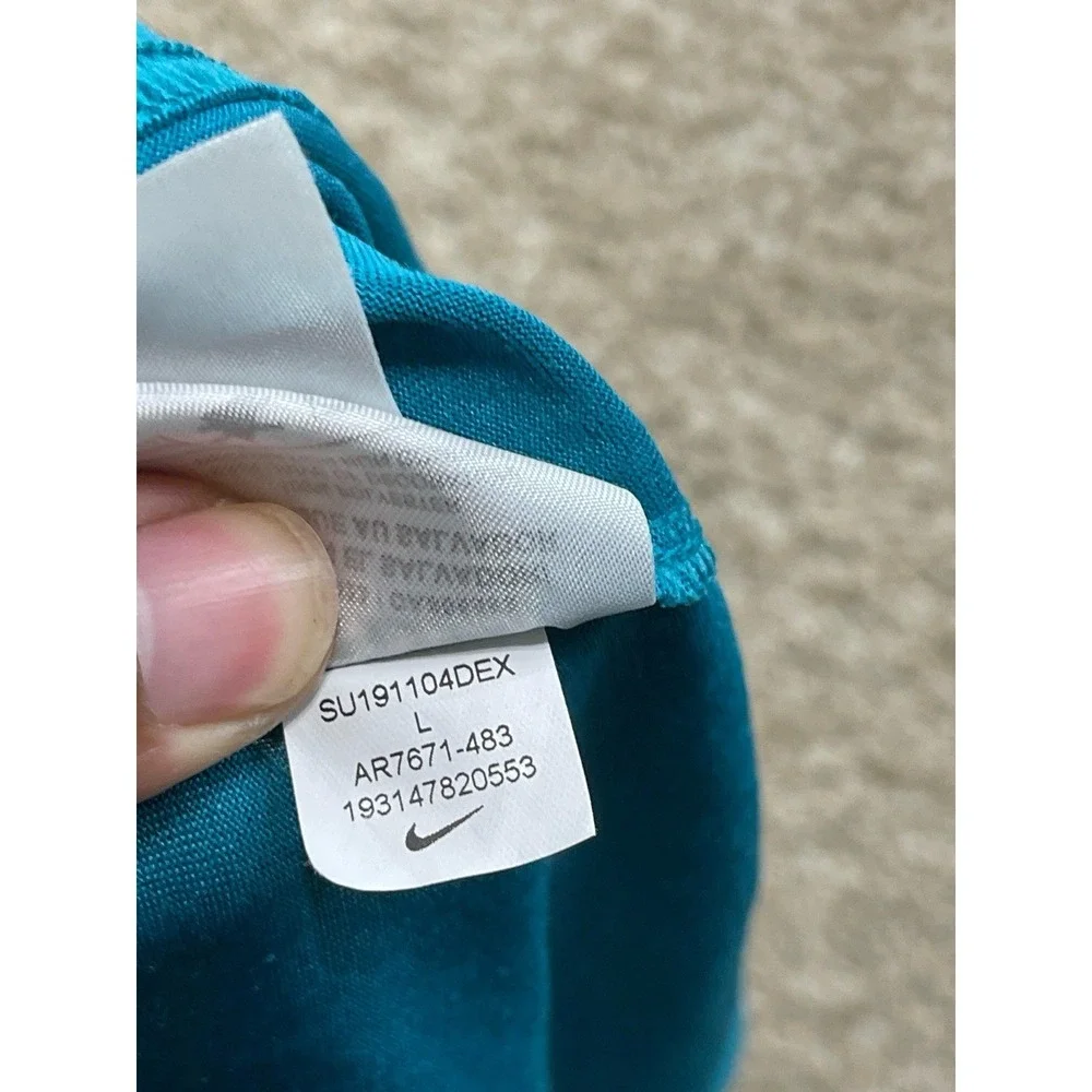 Jacksonville Jaguars Nike Shirt Men's L Teal‎ NFL On Field Short Sleeve